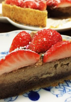 QC☆苺のチョコレートタルトケーキ-レシピのメイン写真