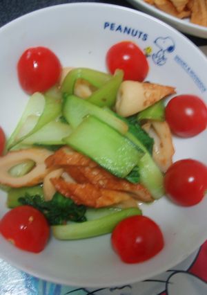 簡単！！青梗菜炒め-レシピのメイン写真