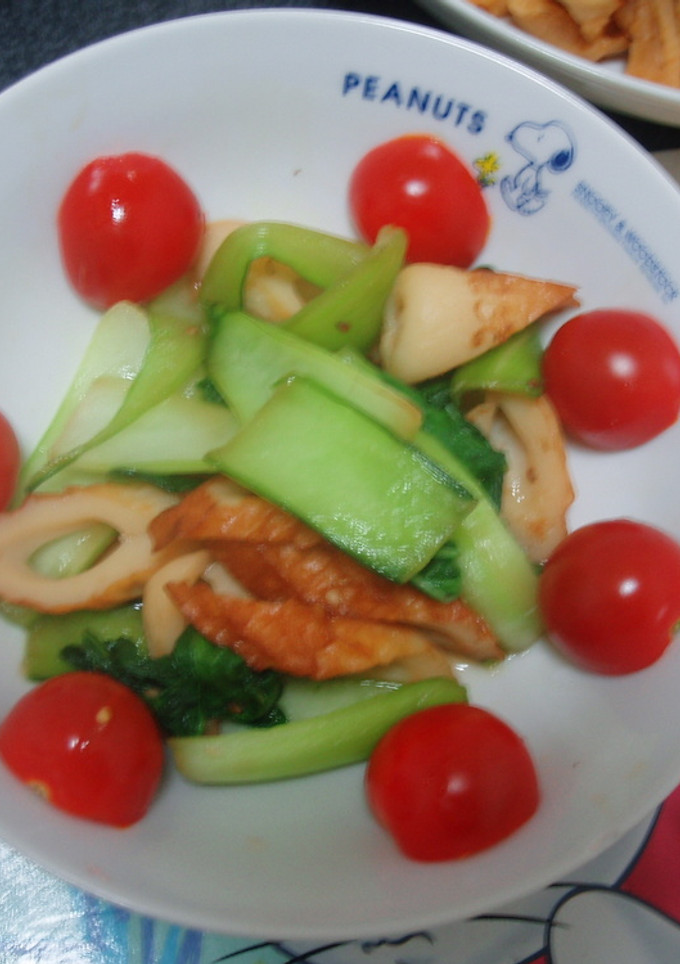 簡単！！青梗菜炒め-レシピのメイン写真