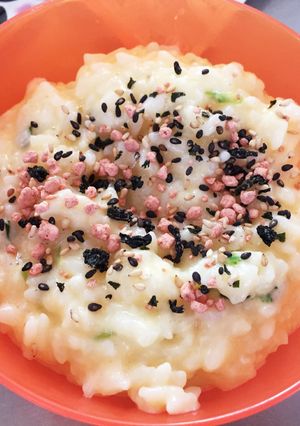 ふりかけ卵粥-レシピのメイン写真
