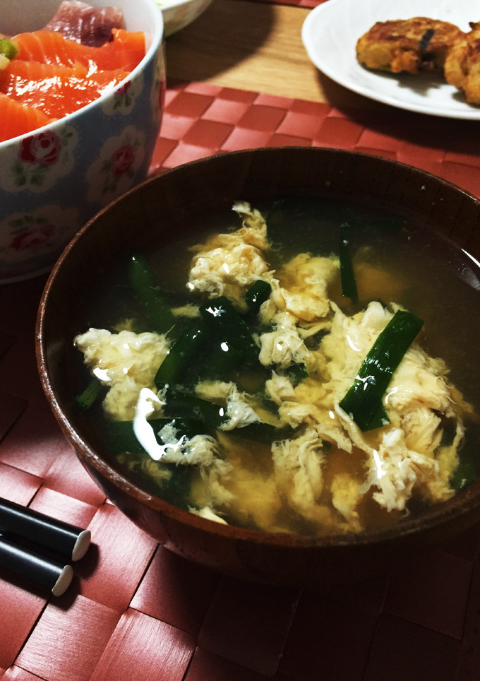 にらと卵の楽うまスープ-レシピのメイン写真
