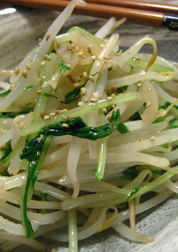 もやしと水菜の簡単ナムル-レシピのメイン写真