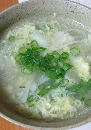 餃子の皮deツルっえせワンタンスープ♪-レシピのメイン写真
