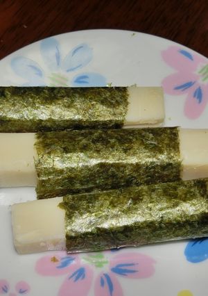 おつまみに、おやつに！チーズ海苔巻き-レシピのメイン写真