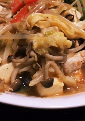 麻婆鶏豆腐野菜炒め！-レシピのメイン写真