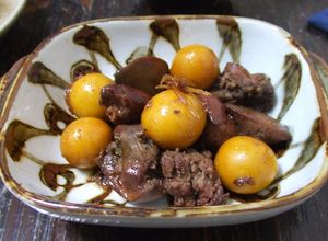 鶏のきんかんとレバーの煮からめ-レシピのメイン写真