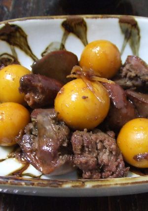 鶏のきんかんとレバーの煮からめ-レシピのメイン写真