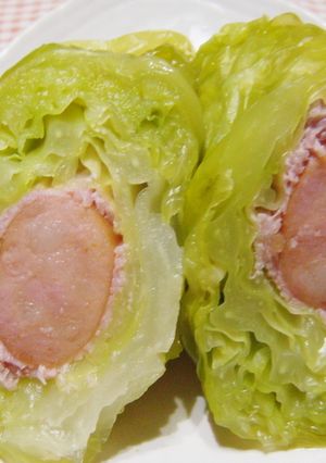 キャベツでかさましロールキャベツ-レシピのメイン写真
