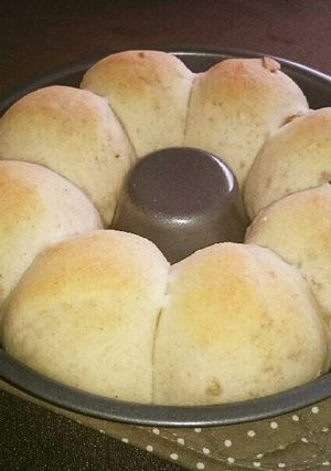 全粒粉10%の、手捏ね、くるみちぎりパン-レシピのメイン写真