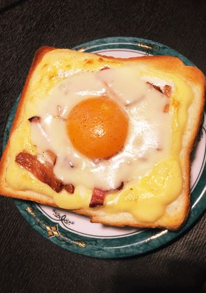 デブ活♡カルボナーラ風トースト♡-レシピのメイン写真