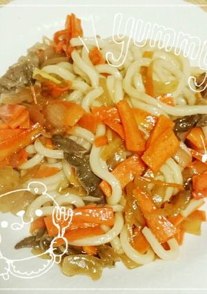 コストコ プルコギのたれで焼きうどん-レシピのメイン写真