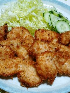 鶏胸肉の♪冷めても柔らかチキンカツ♡-レシピのメイン写真
