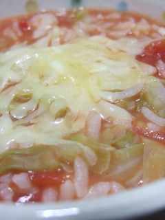 トマトとキャベツのお粥-レシピのメイン写真