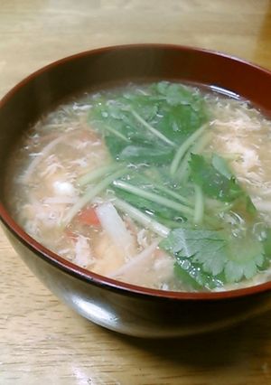 かにかま入りかき玉汁-レシピのメイン写真