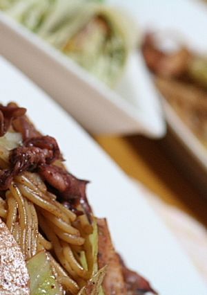 ほたるいかと、たけのこでオイル系パスタ-レシピのメイン写真