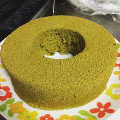 簡単失敗することなし！抹茶シフォンケーキ-レシピのメイン写真