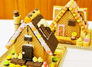 親子で楽しくつくれる簡単！☆お菓子の家☆-レシピのメイン写真
