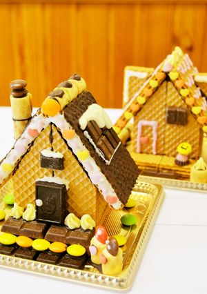 親子で楽しくつくれる簡単！☆お菓子の家☆-レシピのメイン写真