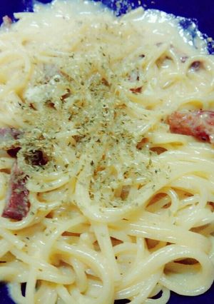 誰でも簡単 和風カルボナーラ【醤油入り】-レシピのメイン写真