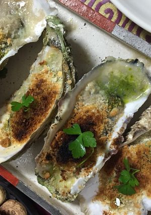 簡単&美味しい☆牡蠣のバジルパン粉焼き-レシピのメイン写真