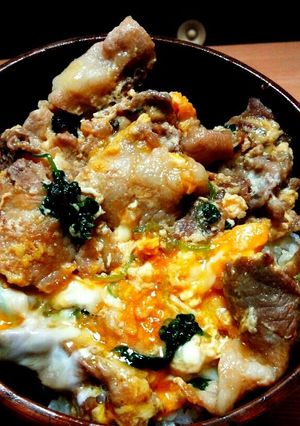 ピリ辛豚肉たまごとじ～ごま油風味～-レシピのメイン写真