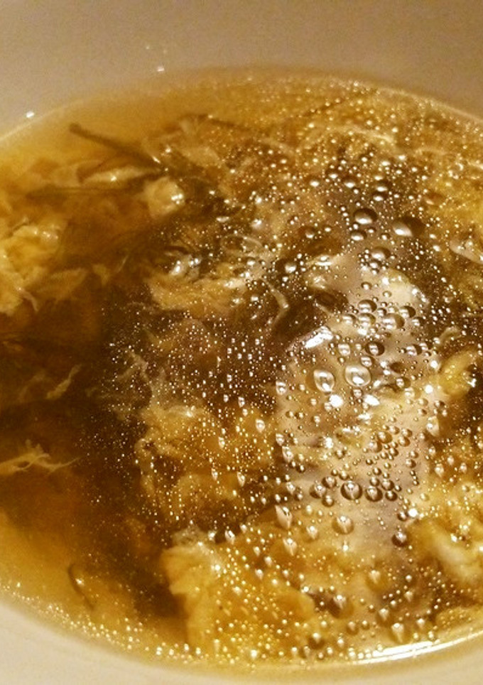 めかぶと卵の中華風スープ-レシピのメイン写真