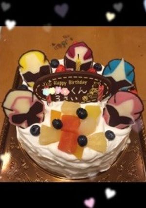 ニンニンジャーのケーキ☆-レシピのメイン写真