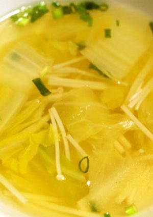 白菜とえのきのコンソメ-レシピのメイン写真