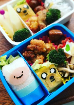 アドベンチャータイム★ジェイクキャラ弁-レシピのメイン写真