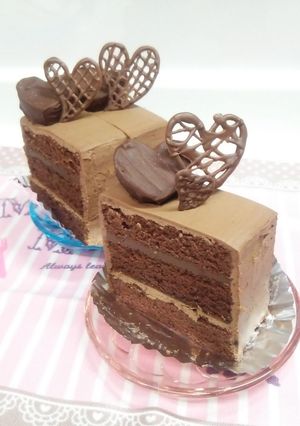バレンタイン❤珈琲香るWガナッシュケーキ-レシピのメイン写真