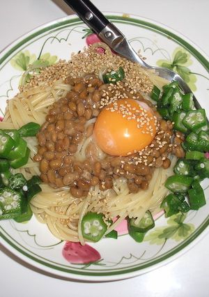 まぜるだけ　絶品　納豆パスタ　-レシピのメイン写真