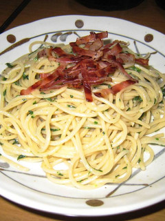 ベーコン&ほうれん草のパスタ-レシピのメイン写真