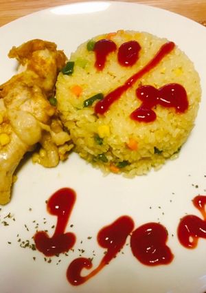 鳥手羽元のカレーピラフ-レシピのメイン写真