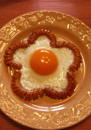 お花の目玉焼き〜♪″-レシピのメイン写真