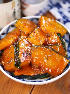 ねっと~り甘い🤩かぼちゃの飴焼き☆🎃☆-レシピのメイン写真