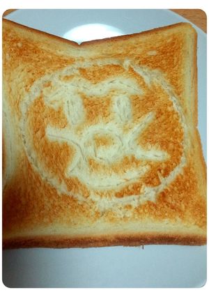 アンパンマントースト-レシピのメイン写真