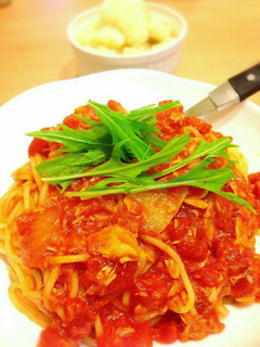 簡単パスタ★缶詰食材deツナトマトパスタ-レシピのメイン写真