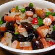 紫花豆のサラダ