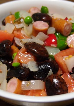 紫花豆のサラダ-レシピのメイン写真