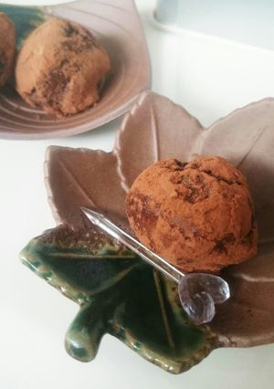 生クリーム不要 簡単節約チョコ トリュフ-レシピのメイン写真