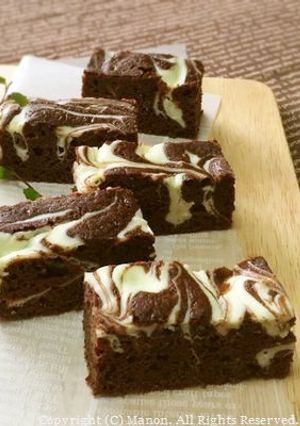 簡単オシャレ♥チョコ&クリチのブラウニー-レシピのメイン写真