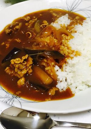 ナスと牛肉のうまみカレー-レシピのメイン写真
