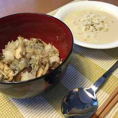 超簡単！キノコとジャコの混ぜご飯-レシピのメイン写真