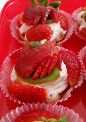 餃子皮の苺ケーキ-レシピのメイン写真