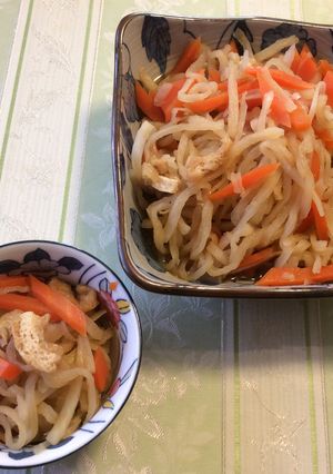 わが家風ごま油風味切り干し大根煮-レシピのメイン写真