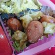 キャベツとウインナーのオイマヨ炒め