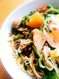 煮物リメイク❤和風パスタ-レシピのメイン写真