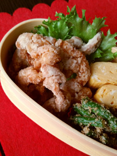 お弁当にも! 豚こま肉のカレー竜田揚げ-レシピのメイン写真