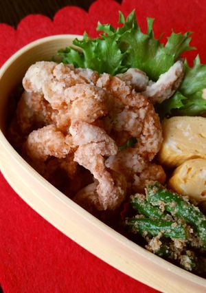 お弁当にも！　豚こま肉のカレー竜田揚げ-レシピのメイン写真