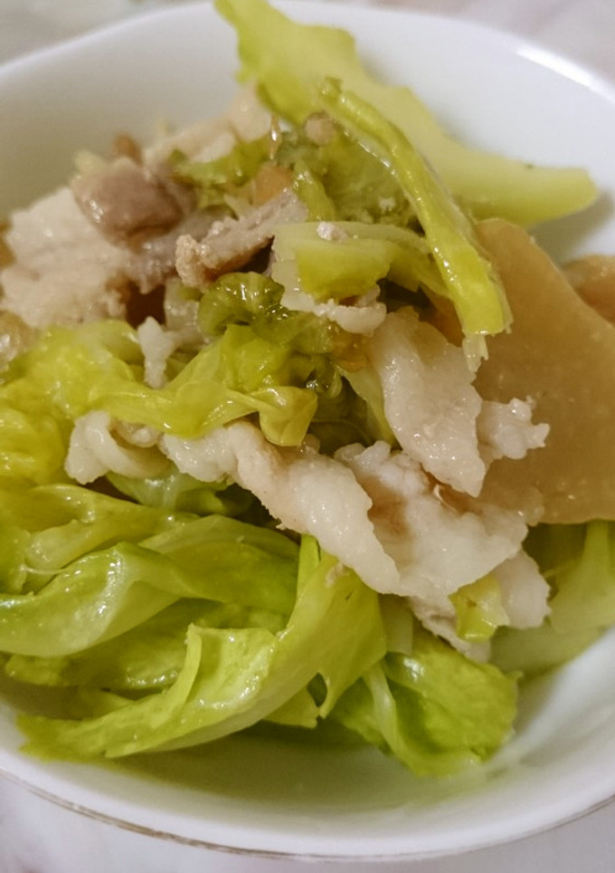 キャベツと大根と豚肉のあっさり煮-レシピのメイン写真